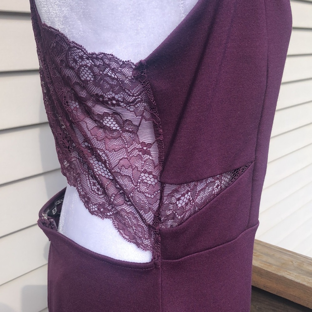 Burgundy Ponte Knit Sheath by Express - Picture 13 of 15